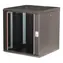 Equip 19" rozvádzač PM čierna / Rozvádzač / 12U / 600x600 mm / sklenené dvere / nástenný