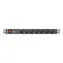 Lanberg PDU čierna / Zásuvková lišta do racku / 19" / 1U / 7x Schuko / 16 A / 2 m