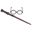 DISGUISE Sada doplnkov Harry Potter / Palička a okuliare / Licenčný kostýmový doplnok
