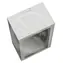 Solarix SENSA-12U-64-11-G / Rozvádzač nástenný / 12U / 400mm / dvere plech / RAL 7035