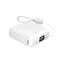 Puro 10000mAh biela / Powerbanka / 20 W PD / USB-C + USB-A / LED displej / vstavaný kábel USB-C