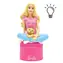 LEXIBOOK Vrecková 3D lampička Barbie / Nočné svetlo / 3x LR44 v balení / od 3 rokov