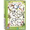 EUROGRAPHICS Puzzle Motýle / 1000 dielikov