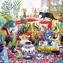 MAGNOLIA Puzzle Mačacia prechádzka / 1023 dielikov / 60 x 60 cm