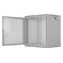 Lanberg WF01-6412-23S sivá / Nástenný rozvádzač / 19" / 12U / 600x450 mm / perforované dvere / flat pack