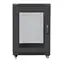 Lanberg FF01 15U 19" čierny / Stojanový rozvádzač / 600×800 mm / Flat pack / Perforované dvere / Voľne stojace