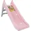 MOCHTOYS Šmykľavka 140 cm pastelovo ružová / Protišmykové schodíky / Odolný plast