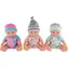 TEDDIES Bábika bábätko so zvukmi / 25 cm / mix farieb / batéria v balení