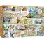 GIBSONS Puzzle Medvede a leňochy / 1000 dielikov / 68 x 49 cm