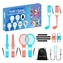 Hurtel Nintendo Switch Family Accessory Pack 2 oranžová/modrá / Sada príslušenstva / 15 dielov