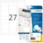 Herma Adresné etikety 67x30 mm biele / Etikety / papier matný / 540 ks / 20 listov