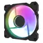 darkFlash DR08 čierna / Ventilátor / 120 mm / 800-1600 RPM / 30 dBA / A-RGB