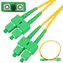 Extralink SC/ APC-SC/ APC / Patchcord / Jednomódový / Duplex / G652D / 5 m