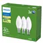 Philips Ultra Efficient LED žiarovka E14 / LED žiarovka / B35 / 2,1W = 40W / 2700K teplá biela / 3 ks