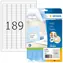 Herma Etikety Premium A4 biele 25,4x10 mm / Papier / Laser/Inkjet / 4725 ks