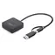 StarTech USB-C/USB-A na M.2 NVMe SSD dok čierna / Dokovacia stanica / USB 3.2 Gen 2 Type-C / 10 Gbit/s