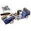 2KIDS TOYS 3D drevená skladačka Závodné formule / Na natiahnutie / 6+ rokov