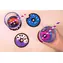 PLAYBOX Podložka pre zažehľovacie korálky kruh / Priehľadná / O 8 cm