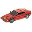 2KIDS TOYS 3D drevená skladačka Športové auto červené / 60 dielikov / od 6 rokov