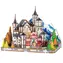 2KIDS TOYS 3D drevená skladačka Zámok Neuschwanstein / Miniatúrna scéna / 200+ dielikov / 14+ rokov