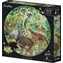 GRAFIKA Guľaté puzzle Tigrie mačky v džungli / 501 dielikov / priemer 44 cm
