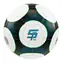 Sportteam Futbalová lopta S2 čierno-modrá / vel. 5 / PVC trojvrstvová / Strojovo šitá