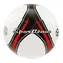 Sportteam Futbalová lopta S2 čierno-červená / Lopta / Veľ. 5 / PVC trojvrstvový