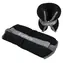 Lifefit S2 2x1,0kg čierna / Neoprénová záťaž / Členok a zápästie / Pár / Suchý zips