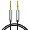 Choetech AUX002 čierna / Audio kábel / Jack 3,5 mm - Jack 3,5 mm / 1,2 m