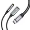 Tech-Protect UltraBoost čierna / Adaptér / USB-C - 3,5 mm jack + USB-C / PD 60W 6A