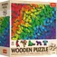 Trefl Drevené puzzle Dúhoví motýle / 501 dielikov / 37,5 x 25,4 cm