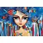 MAGNOLIA Puzzle Dievča s rybami / 1000 dielikov / 68 x 48 cm