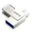 Orico U301 64GB strieborná / Flash disk / USB-A + USB-C / USB 3.2 Gen 1