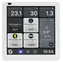 Shelly Wall Display X1i strieborný / Dotykový nástenný panel s relé / WiFi / Bluetooth