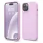 Elago Silicone Case svetlo fialová / Silikónový kryt / Apple iPhone 15
