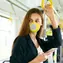 Guzzini Eco Mask žltá / Ochranná tvárová maska / 4 filtre / opakovane použiteľná