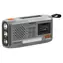Marmitek RESQ 100 svetlo šedá / Outdoorové rádio / Bluetooth 5.3 / LCD displej / USB-C / batéria 4500 mAh