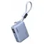 Ugreen PB584 sivá / Powerbanka / 10000 mAh / 33W rýchlonabíjanie / vstavaný USB-C kábel