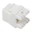 Lanberg Keystone modul RJ45-LSA biely / Keystone modul / CAT.6A UTP / beznástrojový, 180 ° / pinúť 568A/B
