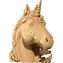 CARTONIC 3D puzzle Jednorožec / 65 dielikov / kartónové / bez lepidla / rozmer modelu cca 18x19x9 cm