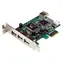 StarTech PCIe karta USB 2.0 4- Port / Radič USB / 4X USB-A / Via/ VLI VT6212 / Low Profile