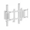 Oplite Monitor Mount S8 biela / Držiak monitora / VESA 75-400×200 mm / nosnosť 20 kg / náklon a výška nastaviteľné