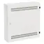 Solarix LC-18 biela / Nástenný dátový rozvádzač / 550x550x150 mm / lišty 2U, 4U, 11U / IP20