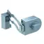 Olympia RS 50R nerez / Prídavný zámok na dvere / So zaisťovacou závorou / 65 × 128 × 27 mm