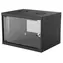 Intellinet Nástenný rozvádzač 540x400 mm čierna / Rozvádzač / 19" / 6U / Flatpack / nosnosť 50 kg