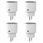 Sonoff S60TPF (4ks) / Múdra zásuvka s meraním spotreby / Wi-Fi / 16A