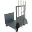 OEM Krbový kôš na drevo s náradím / Krbový kôš / oceľ a drevo / výška 62 cm