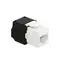 LogiLink Keystone UTP Cat.6A čierna, biela / Keystone konektor / RJ-45 / PoE