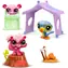 Hasbro Littlest Pet Shop Dobrodružstvo pri kempovaní / 3 figúrky / 6 doplnkov