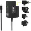 PORT CONNECT GaN 100W PD čierna / Nabíjací adaptér / 2x USB-C / 1x USB-A